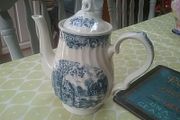 Blue/White Tea/Coffee Pot