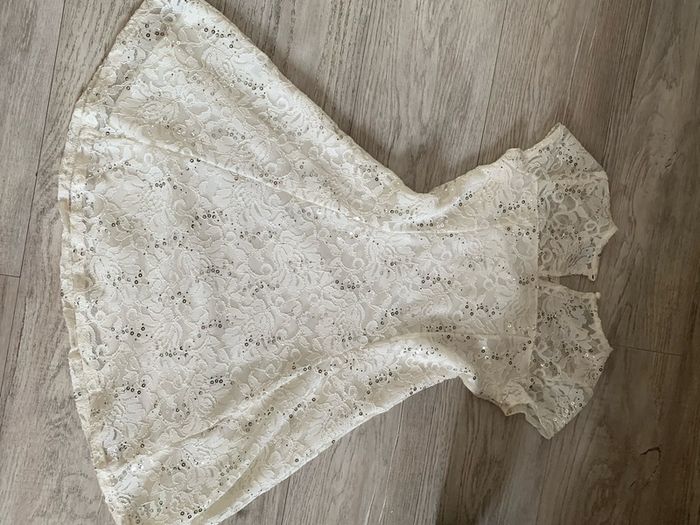 8-9 Cream Girls Occasion Dress