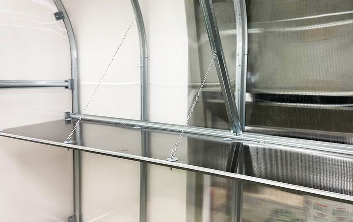 Greenhouse with polycarbonate sheeting "ARC 2"