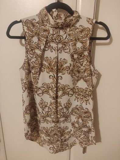 Next Sleeveless Blouse Gold Design