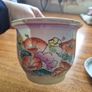 Colourful Vintage Chinoiserie Planter. Jardiniere. Image 9