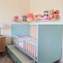Pristine condition IKEA Myllra cot with large drawer Image 3