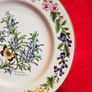 Royal Worcester Herbs Dinnerware , Set of two Rosemary and Black Mustard plates Image 7