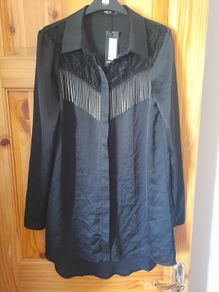 ladies oversized shirt dress bnwt