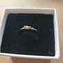 Ring,Triple Raw Blue Diamond Ring, Rose Gold Ring Image 5