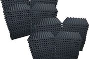 96 Pack Acoustic Foam Panel Wedge Studio Soundproofing Wall Tiles (FREE POSTAGE)