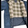 VINTAGE PG Field Navy Padded Wax Jacket Size XL Image 8