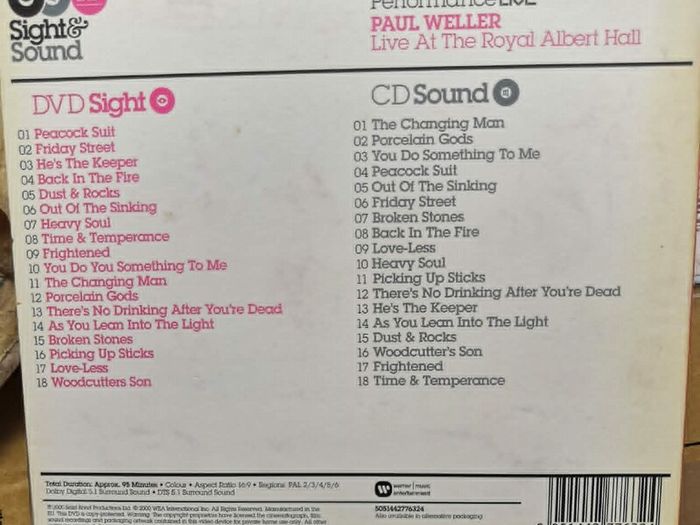 Paul Weller - Live At The Royal Albert Hall CD + DVD