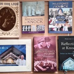 Five Knock Shrine Books And Pope Francis Print