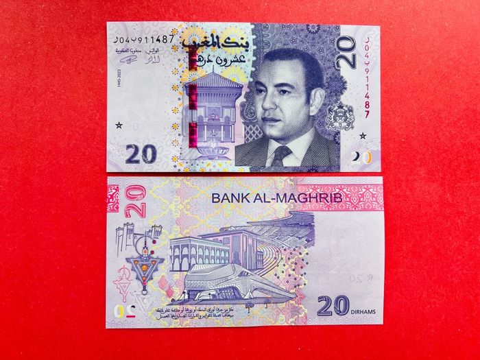 Morocco  20  Dirhams  2023. Pick 79 ( Uncirculated )