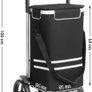 _Shopping cart, Shopping cart, foldable, with cooler bag, versatile, removable bag, wheels, sturdy, Black Image 6