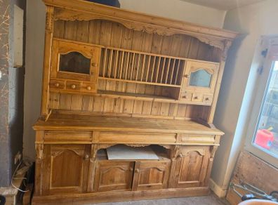 Antique pine cabinet