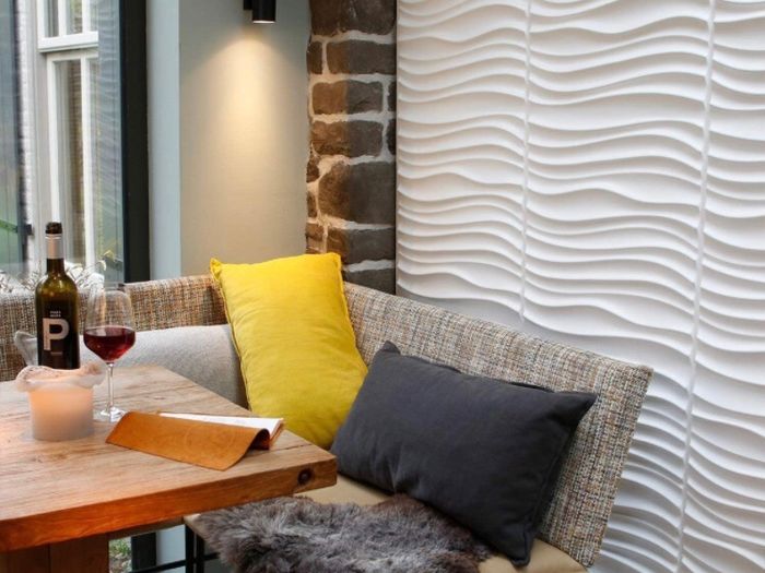 Eco Friendly 3D Wall Panels / 3D Decorative Wall Tiles 50x50 cm - 12 Panels