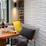 Eco Friendly 3D Wall Panels / 3D Decorative Wall Tiles 50x50 cm - 12 Panels Image 3
