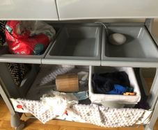 Baby bath station