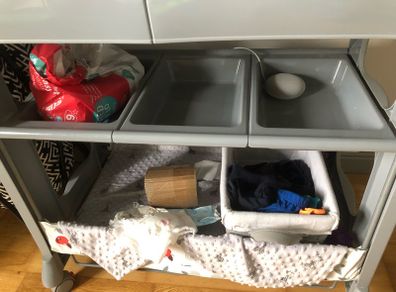 Baby bath station