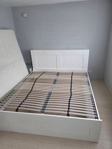 super king size bedframe and headboard