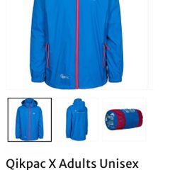 Qikpac X Adults Unisex Unpadded Waterproof Packaway Jacket from Trespass