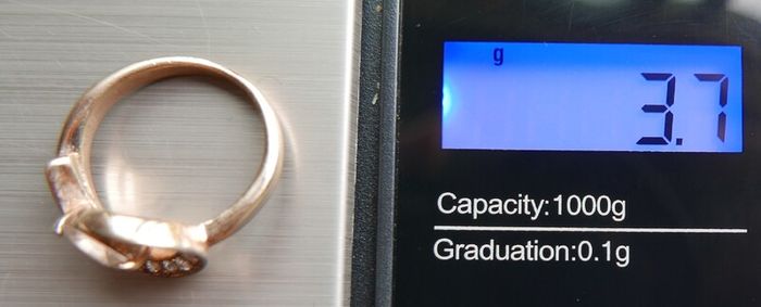 Vintage 18K GP Gold Plated Ring size M