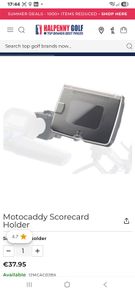 New Motocaddy scorecard holder