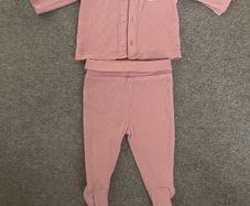 Brand new - newborn pink baby girl outfit - coming home from hospital outfit