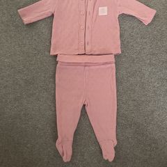 Brand new - newborn pink baby girl outfit - coming home from hospital outfit
