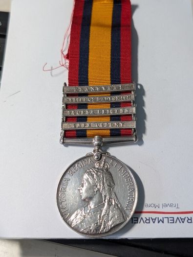 Queens SA medal Boer War.