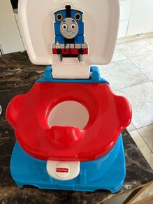 Fisher-Price 3-in-1 Toddler Potty Training Chair and Stepstool with Removable Toilet Ring and Washable Bucket