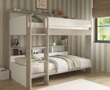 White & oak kids bunk bed