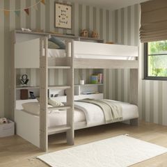 White & oak kids bunk bed