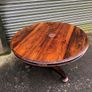 Antique Rosewood Breakfast Dining Table Image 2
