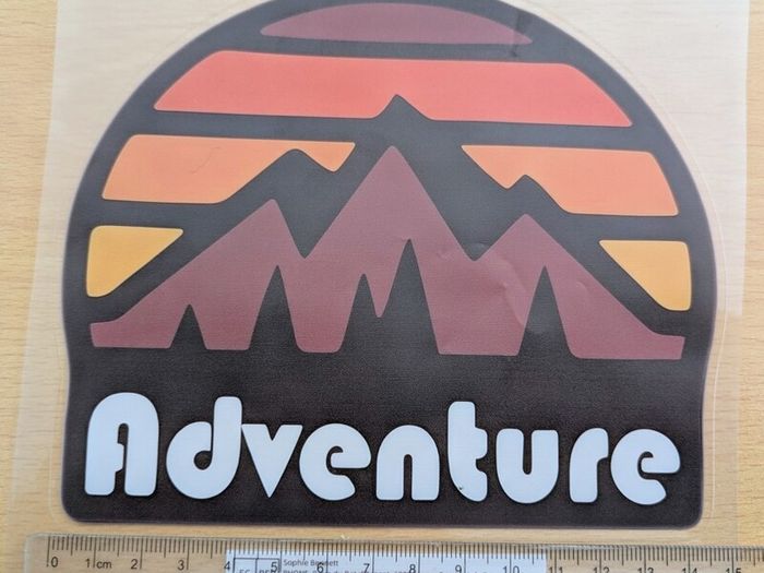 Sticker  Adventure Vinyl waterproof