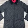 Barbour Liddesdale Black Quilted Jacket Mens M/L Image 3