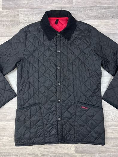 Barbour Liddesdale Black Quilted Jacket Mens M/L