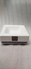 Silk Cut square ashtray ,collectors item, with smoking bans advertising bans on ashtrays for health reasons, price includes post to anywhere in Ireland thank you,,see pictures for condition ,take as is,litte pitting on glaze ,sold as is.