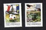 2012 Cyprus European Football Championship - Poland &amp; Ukraine Commemorative Stamps Mint Never Hinged (MNH)