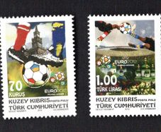 2012 Cyprus European Football Championship - Poland & Ukraine Commemorative Stamps Mint Never Hinged (MNH)