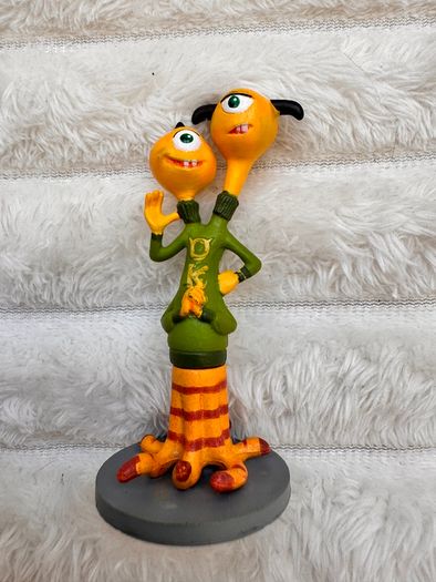 Disney Pixar Monsters Inc. University Terry & Terri Figure Cake Topper approx. 8 cm. Used Please see photos