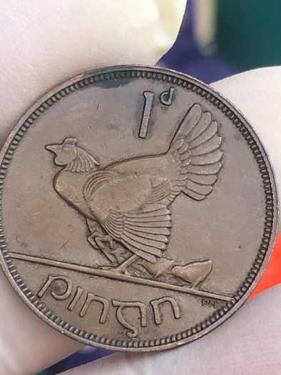 1937 Irish Penny Nice grade