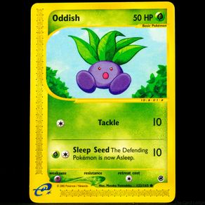 Oddish 122/165 Common WOTC Expedition Base Set 2002 Pokemon Card Vintage