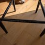 Hans J Wegner style Wishbone Bar Stool -Black/Natural Image 7