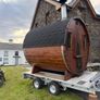 Premium mobile Barrel Sauna on trailer Image 2