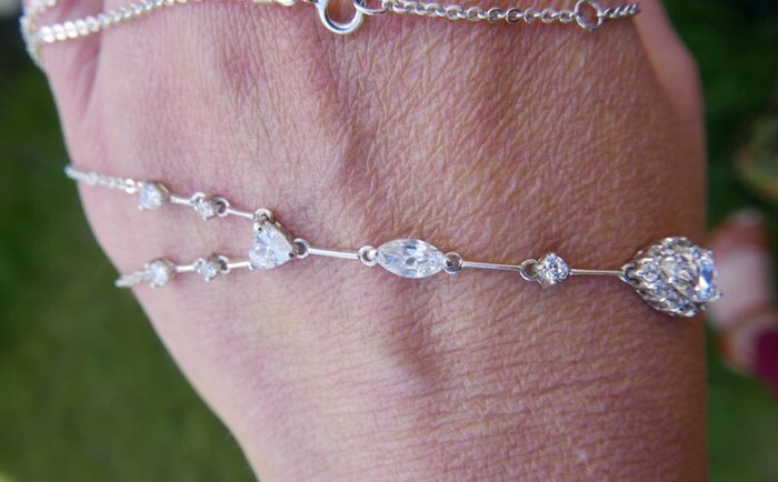 Vintage Sterling Silver 925 Multiple Cubic Zirconia Gems Necklace 5,6g length -18"