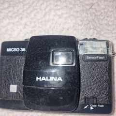 Halina Micro 35 Black Vintage 35mm Compact Film Camera