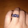 9 Carat Tanzanite & Diamond Ring Image 4