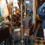 antique brass oil lamp stand Image 10