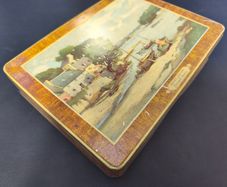Quiet Haven by Georges Robin Tin Vintage Antique Collectable Retro Blue Bird Confectionery