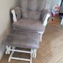 Nursing Rocking Chair & Footstool Image 2