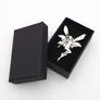 Vintage 1989 Sterling Silver Fairy Brooch, Full Birmingham Hallmarks Image 2
