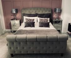 King Size Sleigh Bed